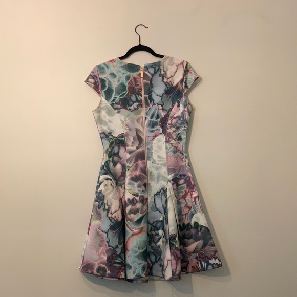 Ted Baker Watercolor Floral Skater Dress - Picture 2 of 2